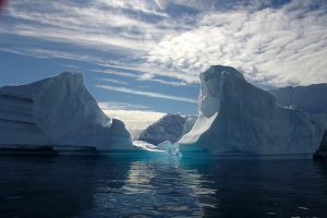 Bloco de gelo na Antártica