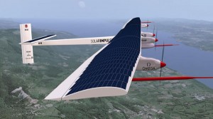 Avião movido à energia solar
