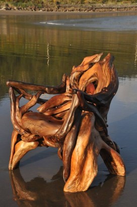 Escultura de madeira