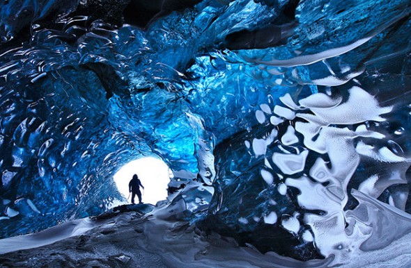 Caverna de Vatnajokull, Islândia